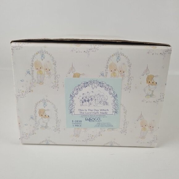 Precious Moments E-2838 This Is The Day Which The Lord Hath Made Figurine - Picture 4 of 7